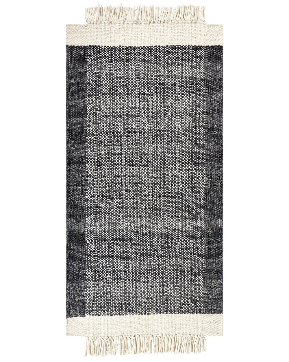 Dywan ATLANTI Czarny 80 x 150 cm Wełna