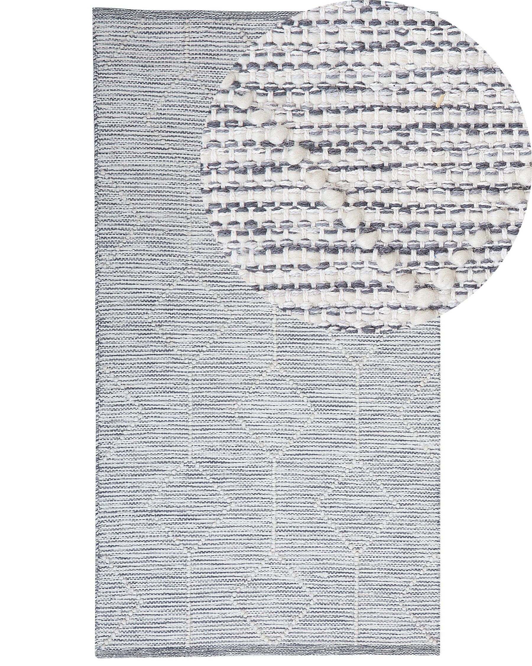 Area Rug Grey with Beige 80 x 150 cm EDREMIT_747718