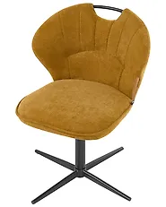 Sæt med 2 stole WORCESTER Chenille Sennepsgul_1156582