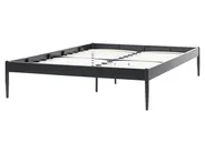 Bed Metal VAURS 160 x 200 cm (EU King Size) Black_827931