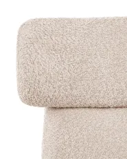 Desk Chair GRANBY Boucle Light Beige_1060396