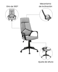 Silla de oficina DELIGHT Gris_1073926