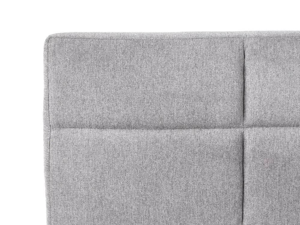 Adjustable Bed Fabric VICEROY 90 x 200 cm (EU Single) Light Grey_1044396