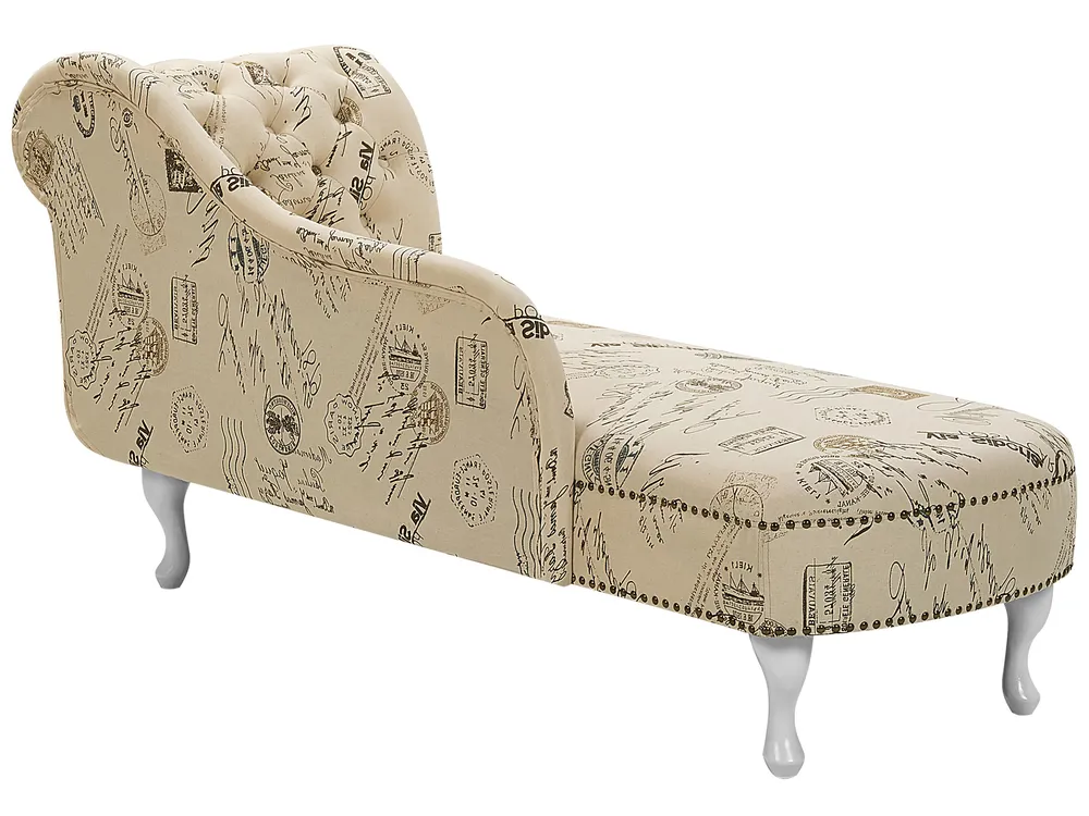 Chaise longue versione destra NIMES Tessuto Beige_763931