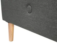 Bed Fabric RENNES 180 x 200 cm (EU Super King) Dark Grey_702737