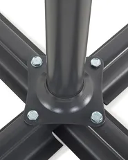 Umbrelă cu suport lateral 300 cm RAVENNA Bej deschis_372314