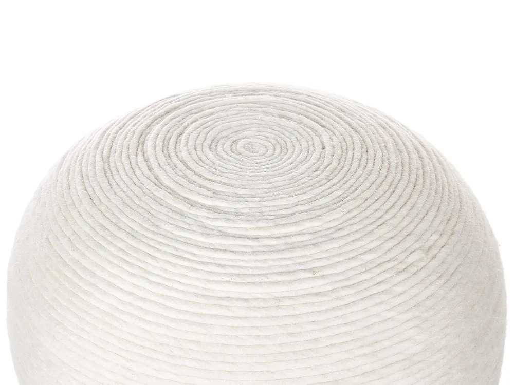 Pouffe TAKHABI Wool White_887016
