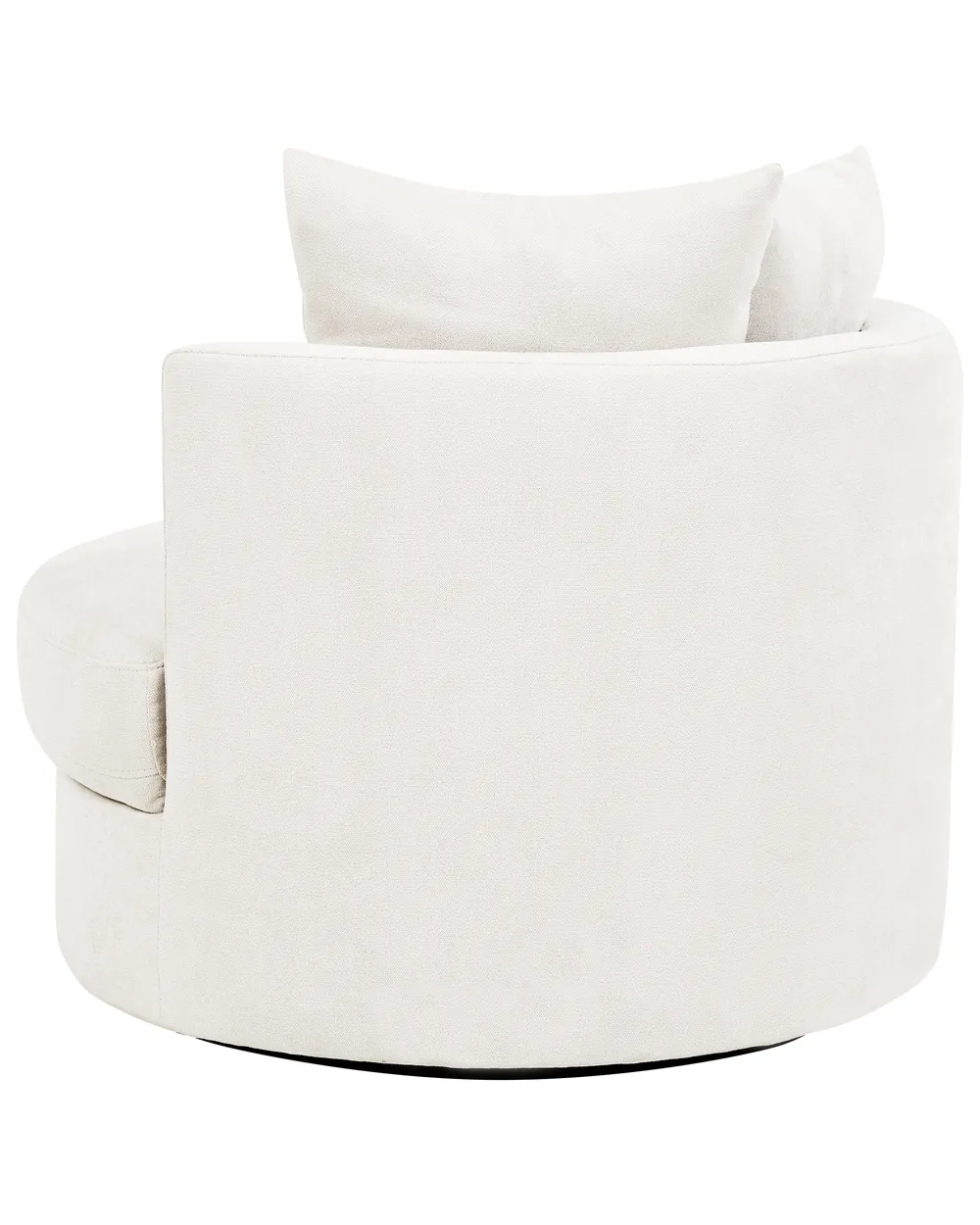 Swivel Armchair DALBY Fabric Light Beige_871392