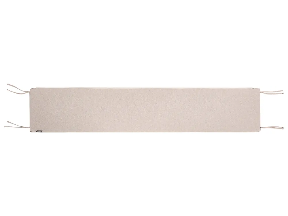 Bench Seat Pad Cushion MONSANO 168 x 35 cm Beige_1120080
