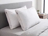 3-Chamber Bed Pillow ETNA Low 50 x 60 cm Duck Feathers and Down White_1188266