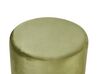 Velvet Pouffe Olive Green MILLEN_914679