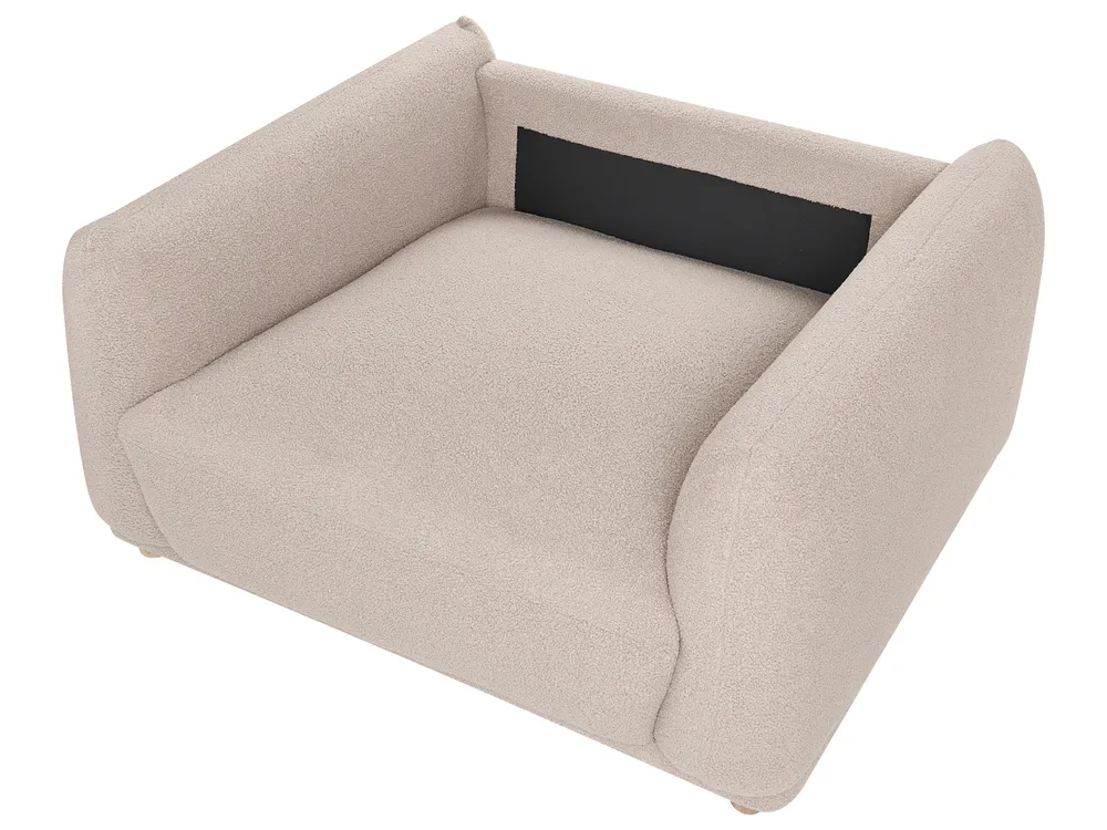 Living Room Set 5 Seater JUBEK Boucle Beige_1078450