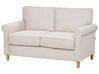 Divano 2 posti tessuto beige chiaro RONNEBY_926446