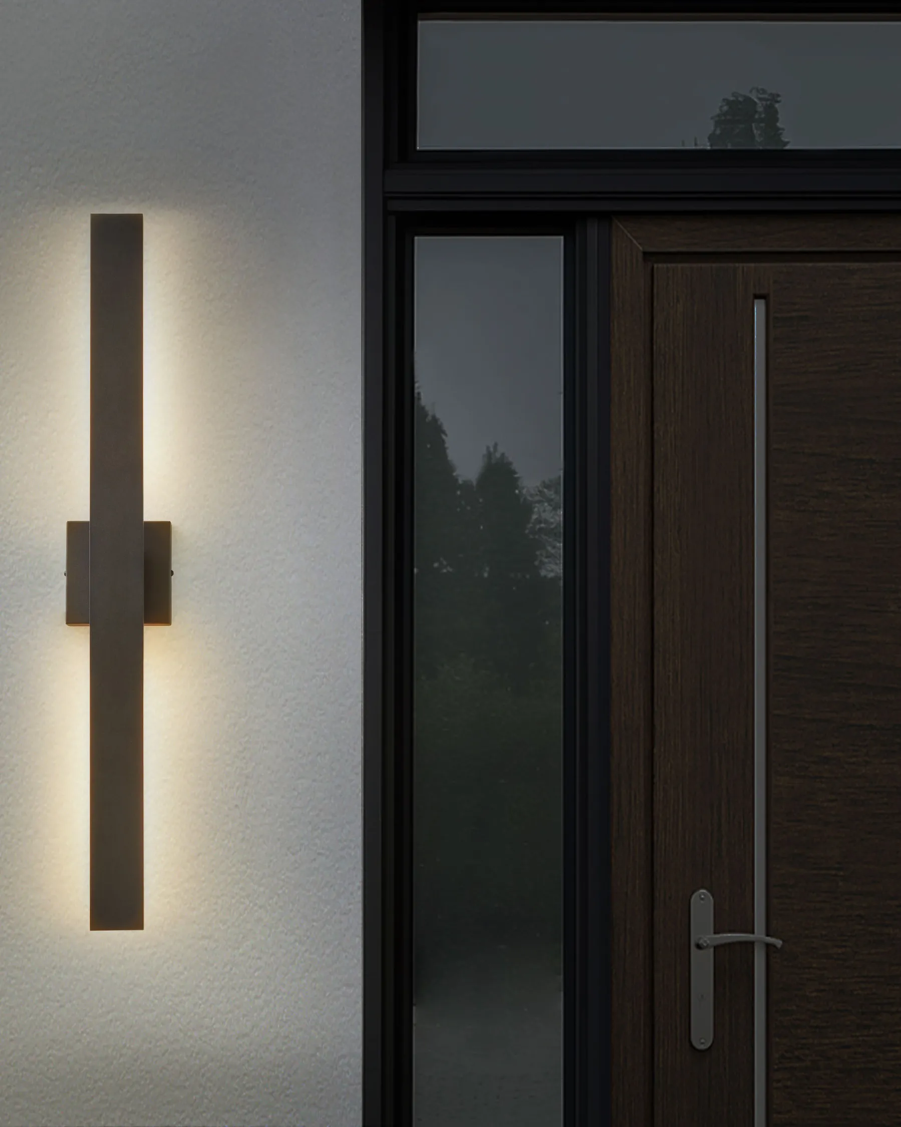 Outdoor LED Wall Light MELGAM Black_870385