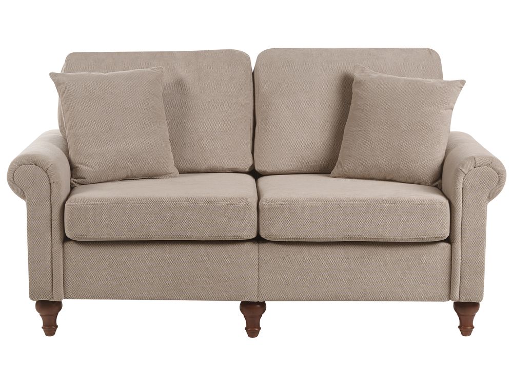 Sofa 2 Seater GINNERUP Fabric Taupe