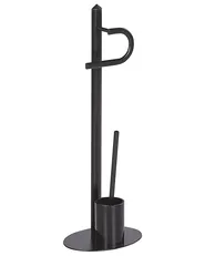 Toilet Roll and Brush Holder SARTO Metal Black_821968
