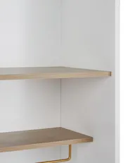 Glass Display Cabinet PARLIN 82 cm White_913673