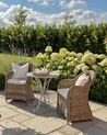 Set of 2 Rattan Garden Chairs Natural SUSUA_930004