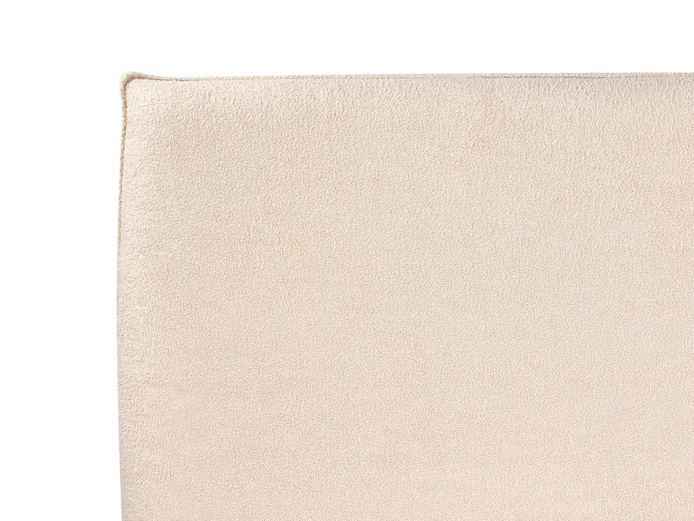Wasserbett Bouclé LAVAUR 160 x 200 cm Beige_985890