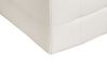 Faux Leather Storage Ottoman White MICHIGAN_707055