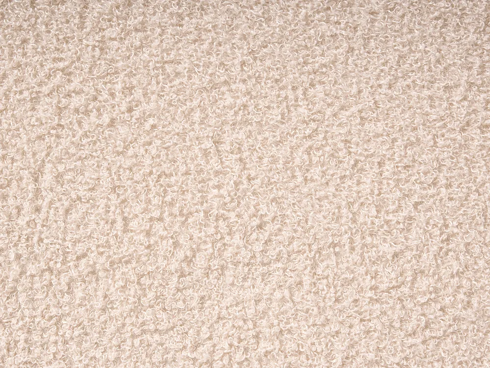 Ottoman Bed CHADENET Boucle Light Beige 140 x 200 cm (EU Double)_1151069
