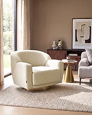 Armchair LEJRE Fabric Light Beige_1183140