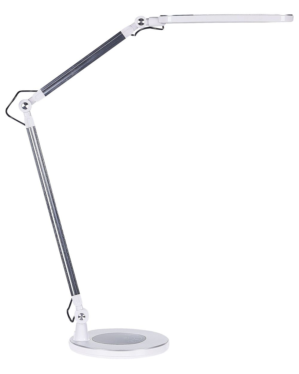Candeeiro de secretária LED GRUS Com regulador de intensidade Metal Prateado