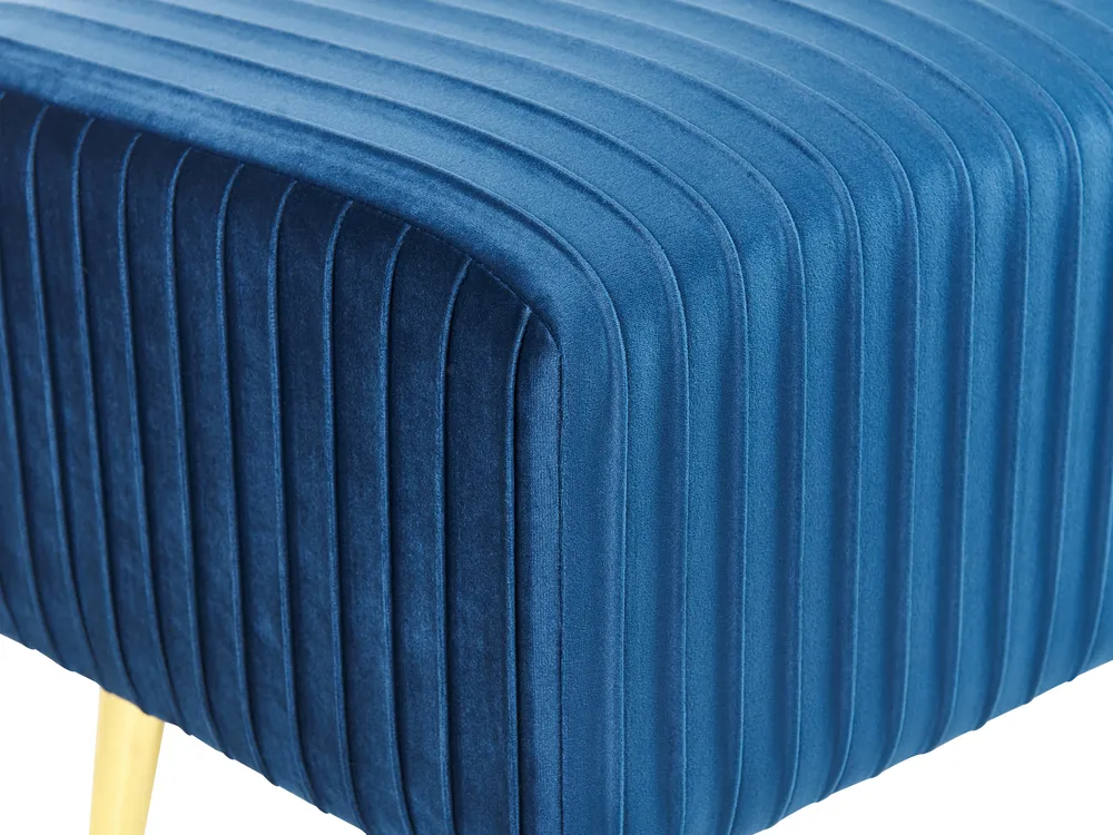 Upholstered Bench PATERSON Velvet Blue_860440