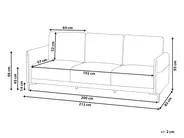 Sofa dla 3 osób CILENS Beżowoszary_1120563