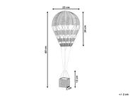 Dekoracja ścienna Balon BEMBA Rattan 60 cm Naturalny_838429