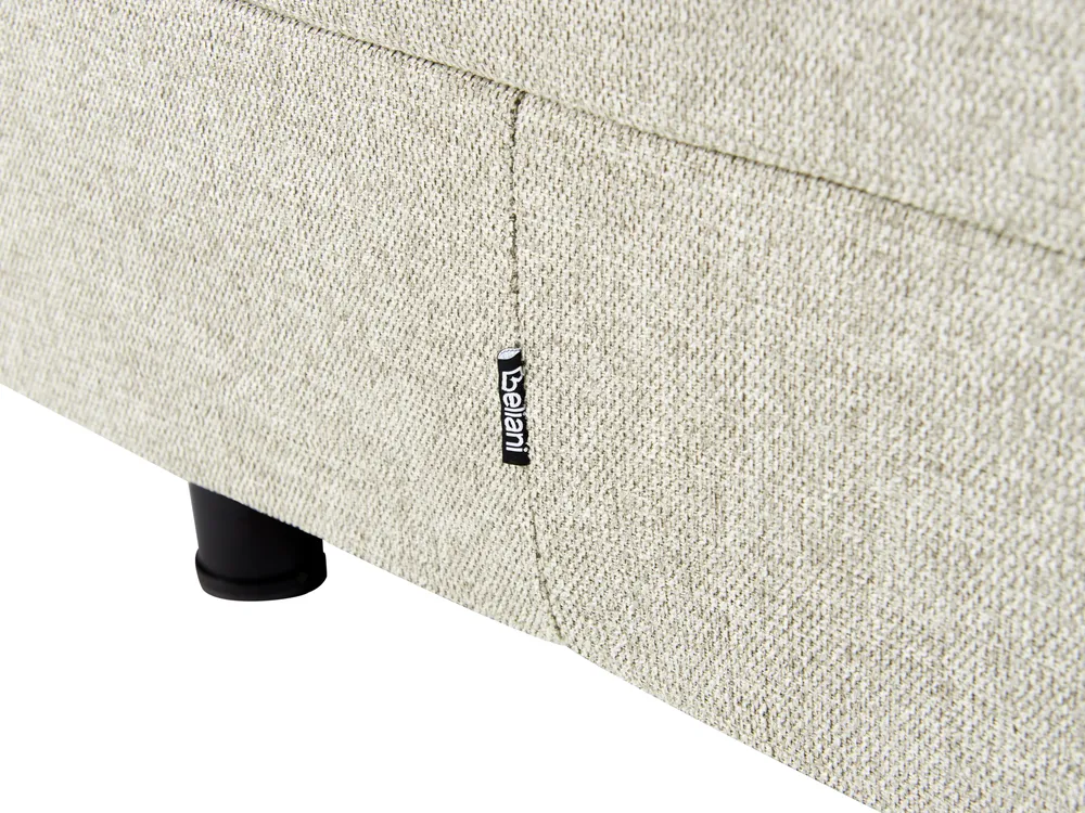 Adjustable Bed without Headboard Fabric DUKE II 160 x 200 cm (EU King Size) Beige_988252
