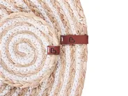 12 Piece Placemats and Coasters Set QUININE Jute Natural_946242