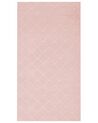 Rózsaszín műnyúlszőrme szőnyeg 80 x 150 cm GHARO_866728
