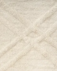 Kids Rug ZIRO  Light Beige 140 x 200 cm Cotton_1135402
