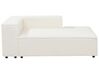 Chaiselongue Bouclé weiss linksseitig APRICA_908208