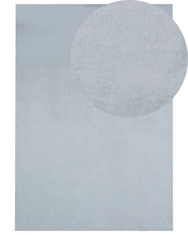 Koberec z umělé zaječí kožešiny 160 x 230 cm mátový šedý MIRPUR
