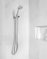 Shower Head and Hose Kit TARMA 4-function Silver_988514