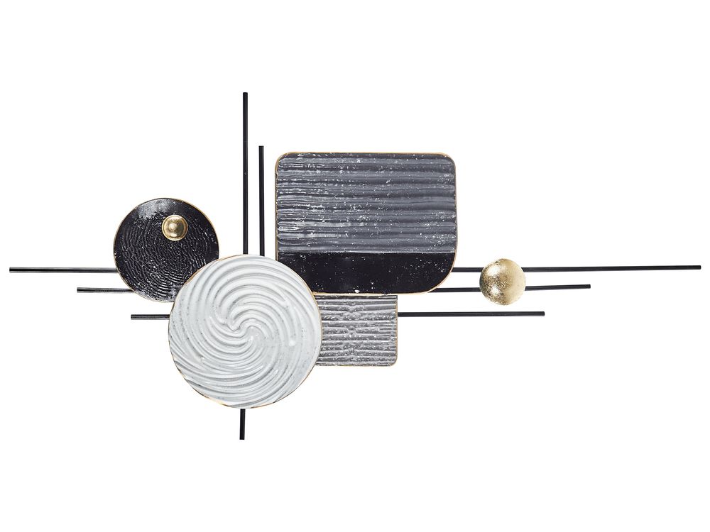 Decoração de parede OVAR Metal 50 cm Cinzento