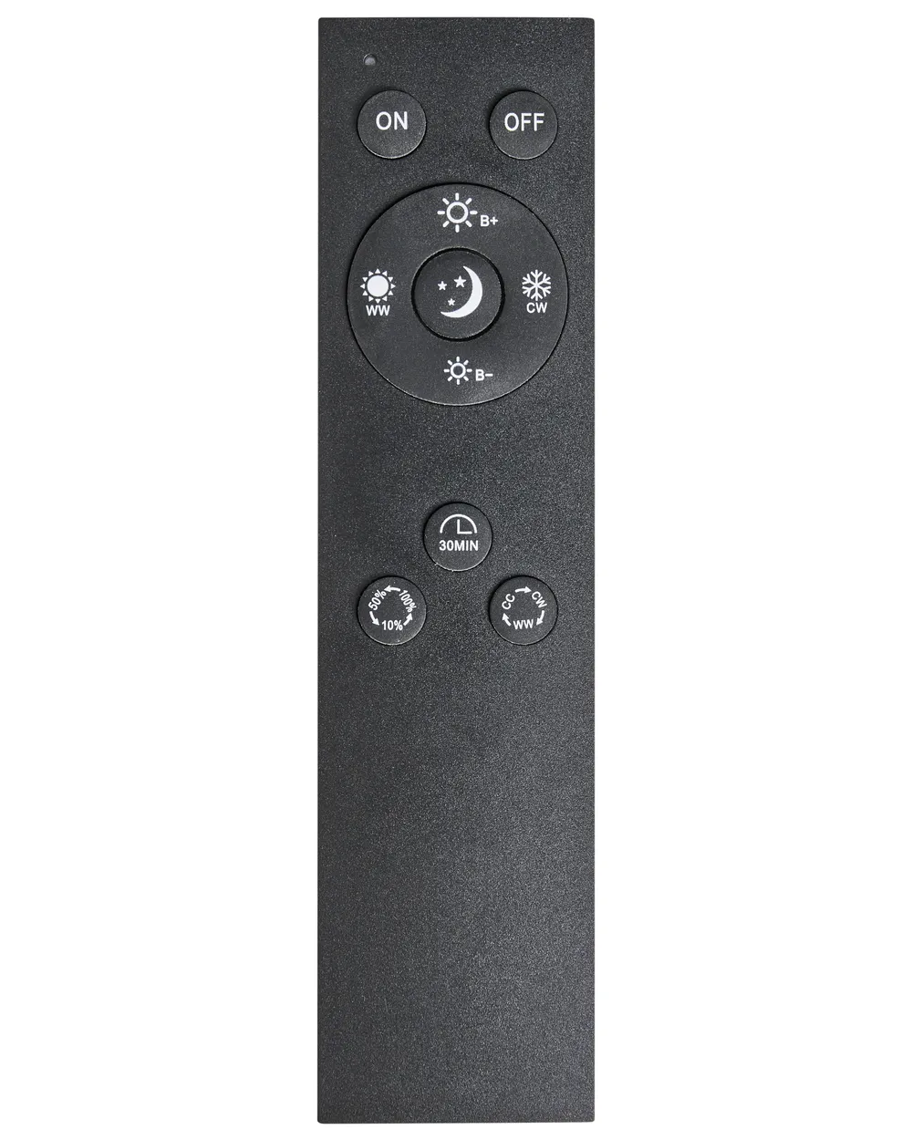 LED Ceiling Lamp VELORA with Remote with Dimmer Black_1131038
