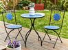 Metal Garden Bistro Set Black CIGLIANO_930747