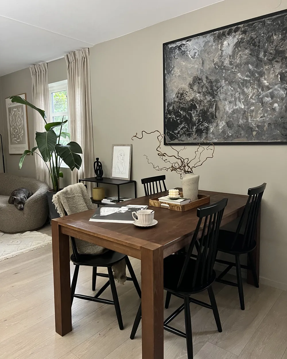 Set di 2 sedie da pranzo BURBANK Legno Nero_859581