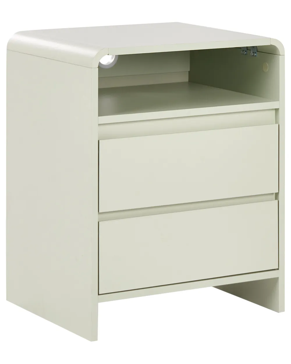 2 Drawer Bedside Table DORRIGO Light Green_1148618