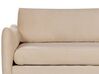 Sofa Set Samtstoff beige 4-Sitzer mit Ottomane VINTERBRO_897474