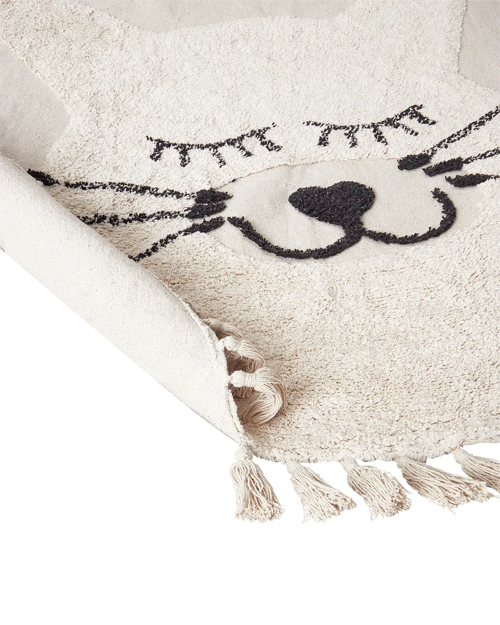 Tappeto per bambini ETSERI Beige ø 120 cm Cotone_906785