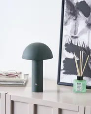 Wireless LED Table Lamp BOJO with Dimmer Metal Dark Green_1033463