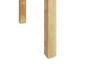 Extending Dining Table MADURA Natural Ash Wood 160/240 cm 90 cm_897140