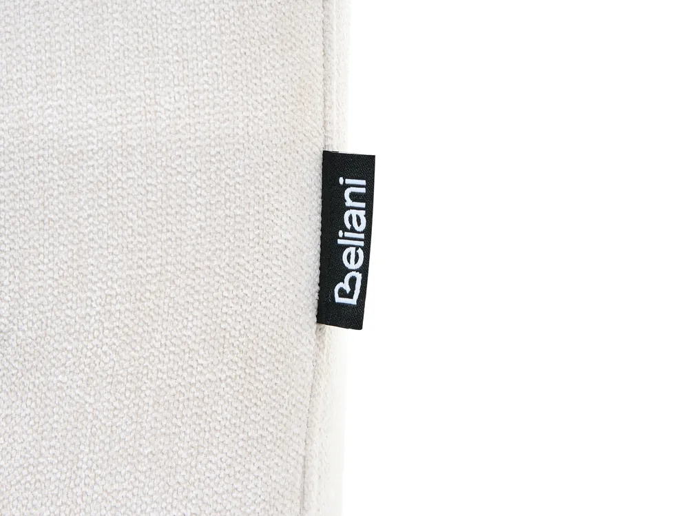 Living Room Set 7 Seater LOUSTO Fabric Light Beige_1043993