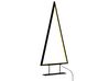 Set of 2 LED Decorative Christmas Trees Black LOPPI_812547