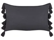 Dekokissen LYTHRUM 55 x 35 cm Baumwolle Dunkelgrau Ohne Muster_838954