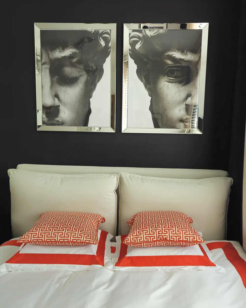 Bett mit Stauraum BAJONNA Samtstoff Cremeweiß 160 x 200 cm_922928